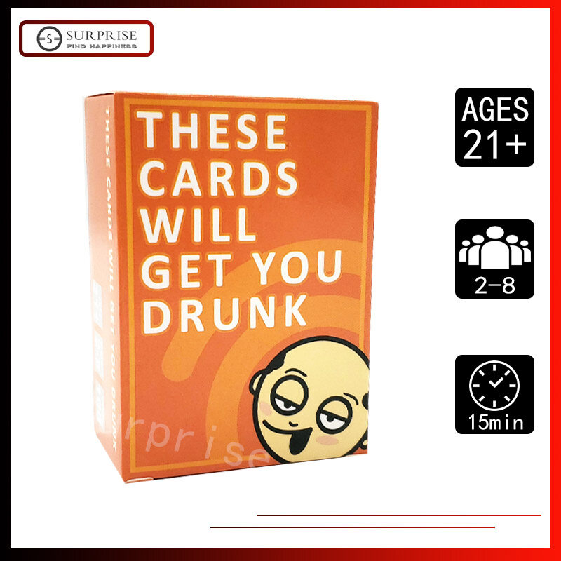 Funny Drinking Game These Cards Will Get You Drunk Card Game For Parties